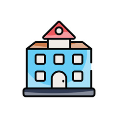 Bungalow vector icon