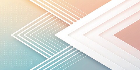 Abstract Geometric Pattern with Pastel Colors

