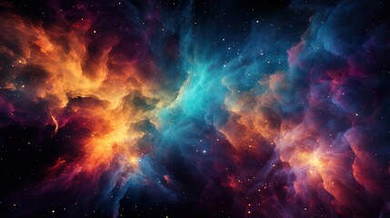 Obraz premium Sky Nebula, Seamless 