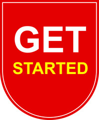 Get started button