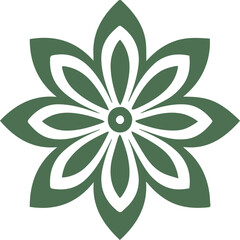 Beautiful flower art and mandala vector design