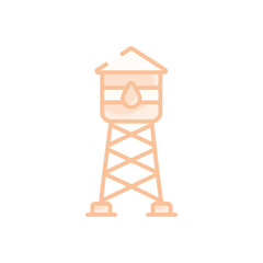 Water Tower vector icon