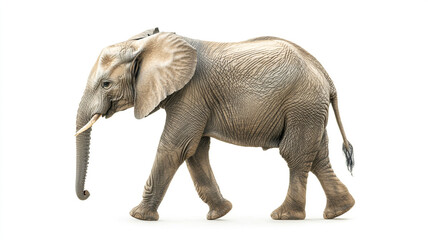 Fototapeta premium elephant isolated on a white background