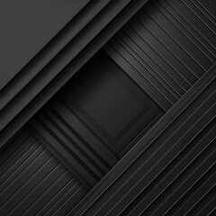 Obraz premium black and white striped with black background.