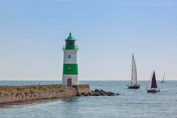 Schleim&uuml;nde lighthouse near Kappeln, Germany
