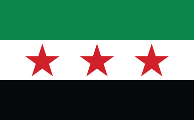 the new flag of syria, new syria flag