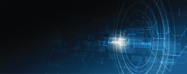 Abstract circuit board technology and business background