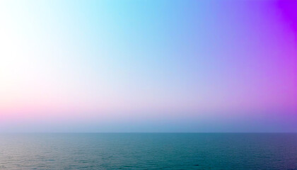 Obraz premium Tranquil ocean horizon blends soothing colors at twilight