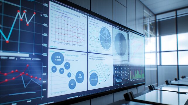 A virtual whiteboard displaying an interactive math lesson with graphs and equations.
