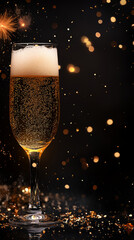 happy new year 2025 champagne