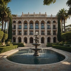 fountain in the park