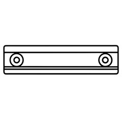 Soundbar Vector Icon Design