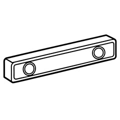 Soundbar Vector Icon Design