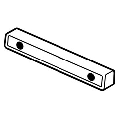 Soundbar Vector Icon Design