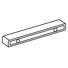 Soundbar Vector Icon Design