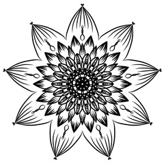 Mandala flower12
