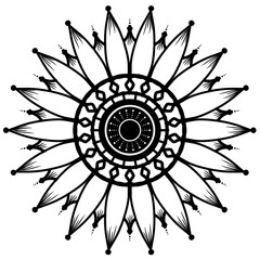 Mandala flower39