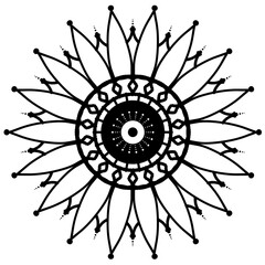 Mandala flower40