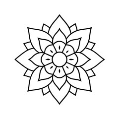 Traditional  Mandala Art Symmetrical and Decorative Patterns for Backgrounds Textiles, and More