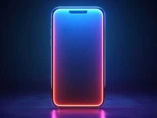 Incredible 3d smartphone holding concept phone screen for team