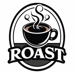 sticker design of cup of coffee