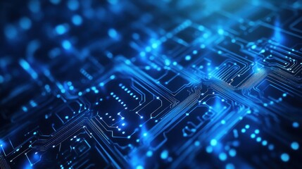 Circuit Board: Abstract Digital Technology