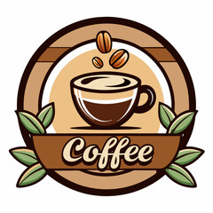 cup of coffee with beans