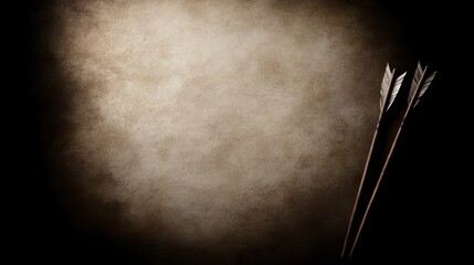 A textured backdrop featuring traditional arrows creating a historical ambiance, suitable for projects related to archery, adventure, history, or fantasy themes