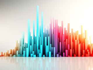 Obraz premium Incredible Economic Progress and Profit Statistical Planning Report