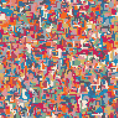 Fototapeta premium ABSTRACT PIXEL PATTERN BACKGROUND PASTEL COLORFUL MOSAIC GRID DESIGN WITH GEOMETRIC SHAPES VECTOR TEMPLATE GOOD FOR MODERN WEBSITE, WALLPAPER, COVER DESIGN 