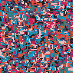 ABSTRACT PIXEL PATTERN BACKGROUND PASTEL COLORFUL MOSAIC GRID DESIGN WITH GEOMETRIC SHAPES VECTOR TEMPLATE GOOD FOR MODERN WEBSITE, WALLPAPER, COVER DESIGN 