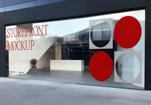 Horizontal Storefront Mockup