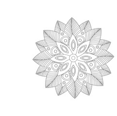 Flower coloring pages for kids