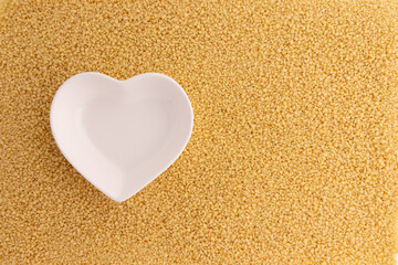 dry couscous background