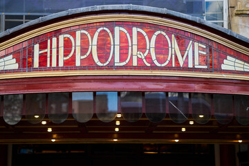 Exterior Of The  Hippodrome Theatre In Bristol UK