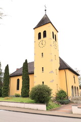 Naklejka premium Blick in das Zentrum von Gottmadingen in Baden-Württemberg 