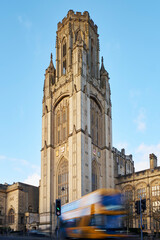 Exterior Of The Wills Memorial Building Part Of University Buildings In Bristol UK
