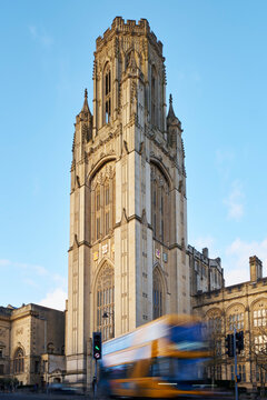 Exterior Of The Wills Memorial Building Part Of University Buildings In Bristol UK