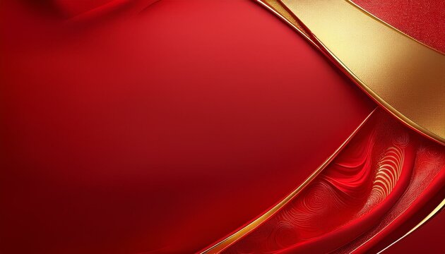 Chinese New Year graphics with red color background and gold accents with copy space or text placement; gold and red accent graphics for text space and copy placement; graphic resources; design