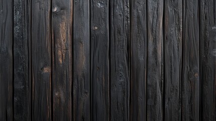 Naklejka premium 3D Rustic Dark Wood Texture With Natural Grain Patterns and Intersecting Panels for Decorative and Industrial Design