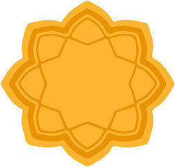 Mooncake flat icon
