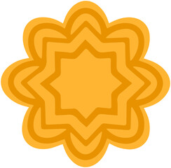 Mooncake flat icon
