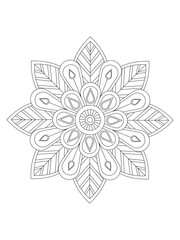 Flower coloring pages for kids