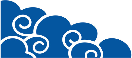 Chinese Cloud Corner Decoration