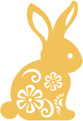 Mid autumn festival Rabbit Paper-cut