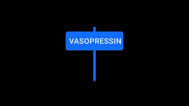 Vasopressin Signboard Animation