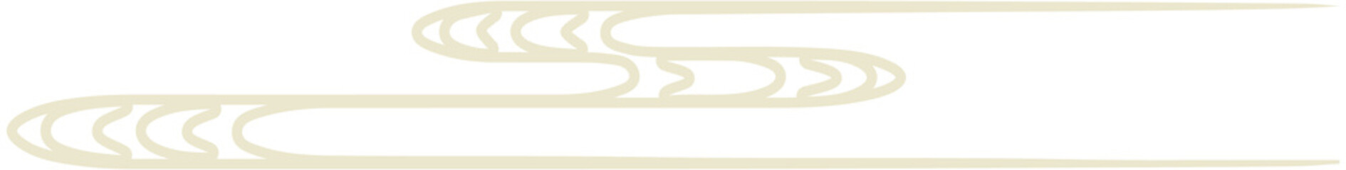 Chinese Smoke cloud line icon
