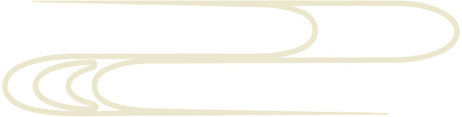 Chinese Smoke cloud line icon
