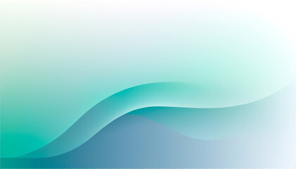 Soft gradient waves create a serene background for artistic expression