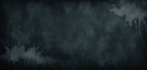 Fototapeta premium Dark grunge background with subtle smears and faded ink